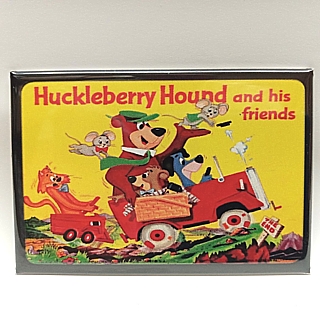 Hanna-Barbera Classic Cartoon Character Collectibles - Huckleberry Hound Retro Lunchbox Magnet