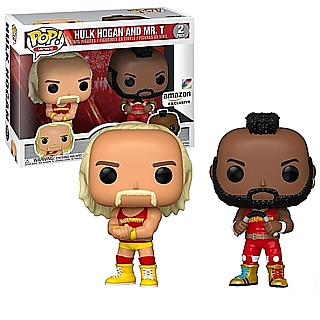 Television from the 1980's Collectibles - Mr. T and Hulk Hogan WWE Professional Wrestling POP! Vinyl Figure Set