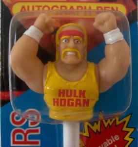 Pro Wrestling Collectibles - WWF World Wrestling Federation Hulkamania Pen & Topper