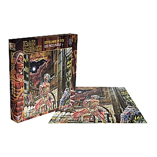 Rock and Roll Collectibles - Iron Maiden Somewhere in Time Jigsaw Puzzle