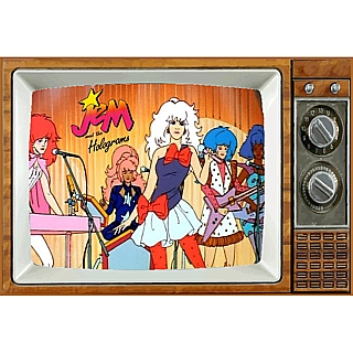 1980's Cartoon Collectibles - Jem and the Holograms Metal TV Magnet