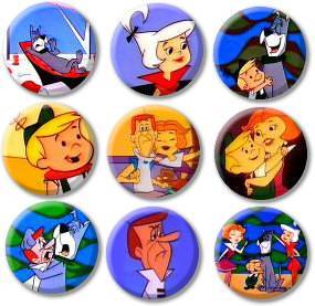 Cartoon Collectibles - The Jetsons - Jetsons Pinback Buttons Pins
