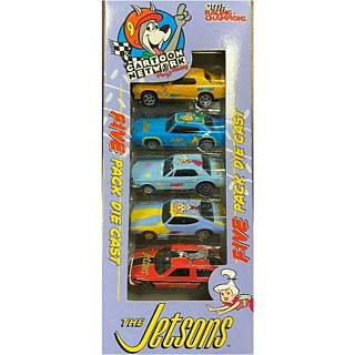 Cartoon Collectibles - The Jetsons Pack of 5 DIe Cast Cars from Racing Champions ERTL