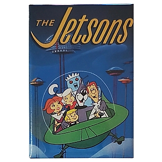 Television Character Collectibles - Hanna Barbera's The Jetsons Family in Saucer Metal Magnet