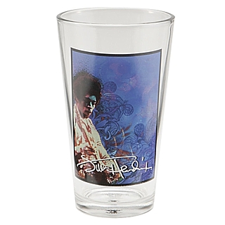 Rock and Roll Collectibles - Jimi Hendrix Purple Haze Collectible Pint Glass