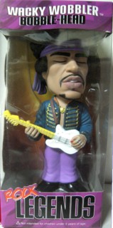 Rock and Roll Collectibles - Jimi Hendrix Purple Haze Bobble head Nodder Doll