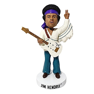 Rock and Roll Collectibles - Jimi Hendrix Woodstock Bobblehead