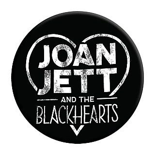 Rock Music Collectibles - Joan Jett and the Blackhearts Round Metal Magnet