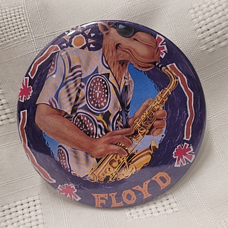 Camel Collectibles - Joe Camel Pinback Buttons Band - Floyd Saxophone