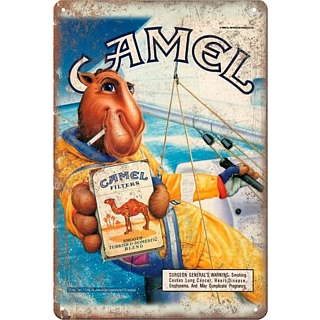 Cigarette Collectibles - Joe Camel Metal Sign