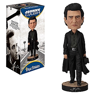 Rock and Roll Collectibles - Johnny Cash The Man in Black Bobblehead