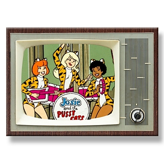 Cartoons from the 1970's Collectibles - Josie and the Pussycats Metal TV Magnet