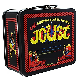 Arcade and Video Game Collectibles - Midway Atair Arcade Game Joust Metal Lunchbox Tote