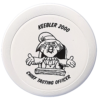 Food Collectibles - Ernie the Keebler Elf Flying Disc - Frisbee