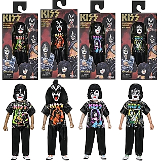 Rock and Roll Collectibles - KISS Ben Cooper Halloween Costumes Vinyl Figures Set of 4