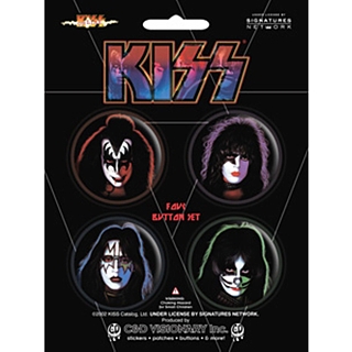KISS Collectibles - Kiss Solo Albums Pinback Buttons