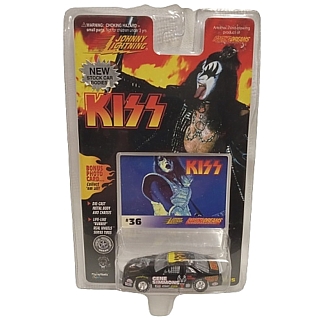 KISS Collectibles - Johnny Lightning KISS Gene Simmons Racing Car with Card 36