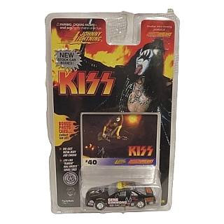 KISS Collectibles - Johnny Lightning KISS Gene Simmons Racing Car with Card 40