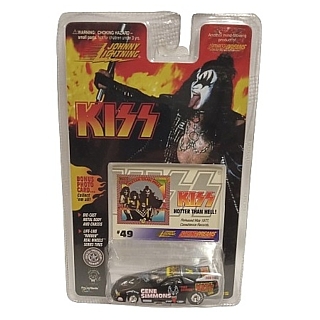 KISS Collectibles - Johnny Lightning KISS Gene Simmons Racing Car with Card 49