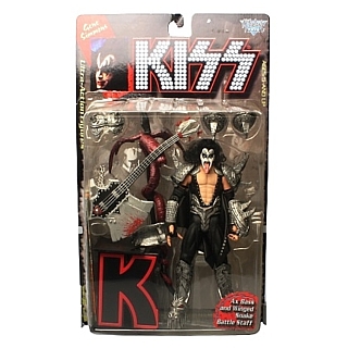 KISS Collectibles - KISS McFarlane Ultra Action Figures Gene Simmons Series 1 with Letter Base Stand