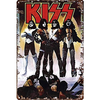 KISS Collectibles - Kiss Love Gun Metal Tin Sign