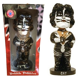 Rock and Roll Collectibles - Kiss Cat Man Bobble Head Nodder Doll