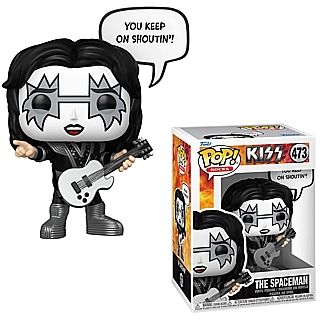 Classic Rock Collectibles - KISS Spaceman Ace Frehely Tommy Thayer POP! Rocks Vinyl Figure 473 You Keep On Shoutin'