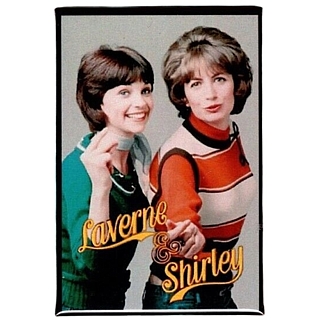 Laverne & Shirley - 1970's Television Show Collectibles - Cindy Feeney Laverne DeFasio Metal Magnet
