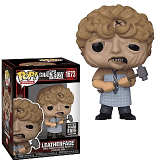 Horror Movie Collectibles - Texas Chainsaw Massacre Leatherface with Sledgehammer POP! Movies Vinyl Figure 1673 by Funko - Hot Topic Scare Fair 24 Exclusive