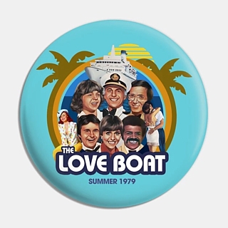 1970s and 1980s Television Collectibles - The Love Boat Summer 1979 Pinback Button