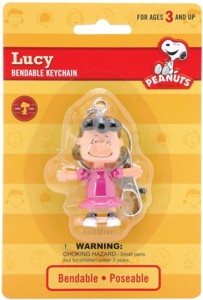Snoopy and Peanuts Collectibles - Lucy Van Pelt Bendy Keychain