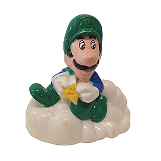 Video Game Characters - Super Mario Luigi on Cloud Pull-Back Dizzy Mover from McDonald's