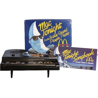 Advertising Icon Collectibles - McDonald's Mac Tonight Baby Baby Grand Player Piano