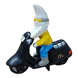 Advertising Icon Collectibles -McDonald's Mac Tonight on Black Scooter