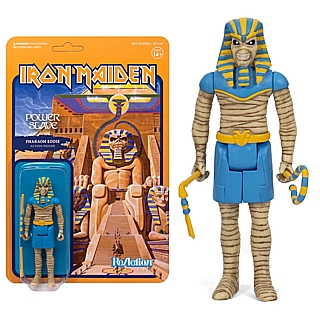Rock and Roll Collectibles - Iron Maiden Heavy Metal Eddie Re-Action Figure Powerslave Album