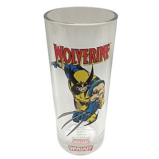 Marvel 6 inch X-Men Wolverine 10 ounce Glass