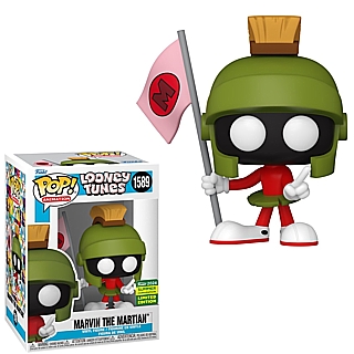 Looney Tunes Collectibles - Marvin the Martian with Martin Flag POP! Animation Vinyl Figure 1589 - 2024 Summer Convention Limited Edition Exclusive