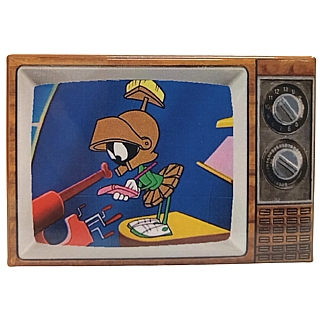 Cartoon Character Collectibles - Looney Tunes Marvin the Martian Telescope Metal TV Magnet