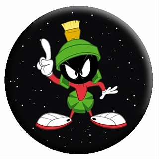 Looney Tunes Collectibles Marvin the Martian Metal Pinback Button