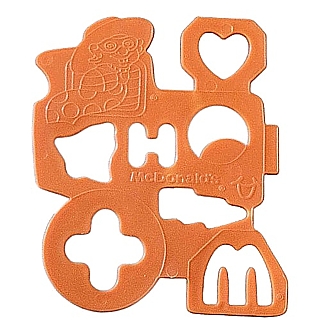 Advertising Icon Collectibles - McDonald's Hamburglar Plastic Stencil