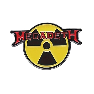 Rock and Metal Collectibles Megadeth Logo Enamel Metal Lapel Pin / Tie Tack