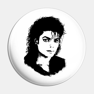 Pop Music Collectibles - King of Pop Michael Jackson Pinback Button
