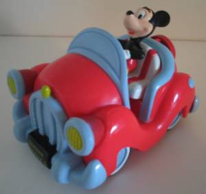 Walt Disney Collectibles - Mickey Mouse Friction Racer Car