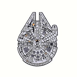 Star Wars Movies Collectibles Star Wars Milennium Falcon Metal Lapel Pin / Tie Tack