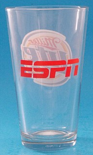 Miller Brewing Co. Advertising Collectibles - Miller Lite ESPN Pint Glass