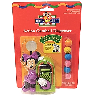 Disney Collectibles - Donald Duck Action Gumball Dispenser Fireman Minnie Mouse Action Gumball Dispenser Jukebox