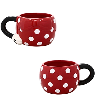 Disney Movie Collectibles - Minnie Mouse Sculpted Mug with Bow and Polka Dots