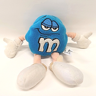 Advertising Collectibles - M & M Blue Beanbag Character