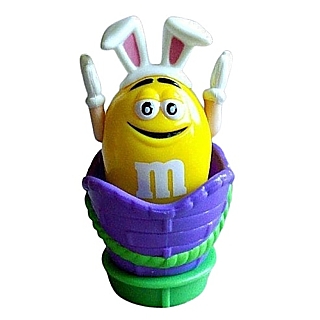 Advertising Collectibles - M & M Easter Topper Yellow as Bunny