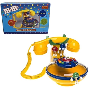 Advertising Collectibles - M & M Musical Candy Dish Telephone